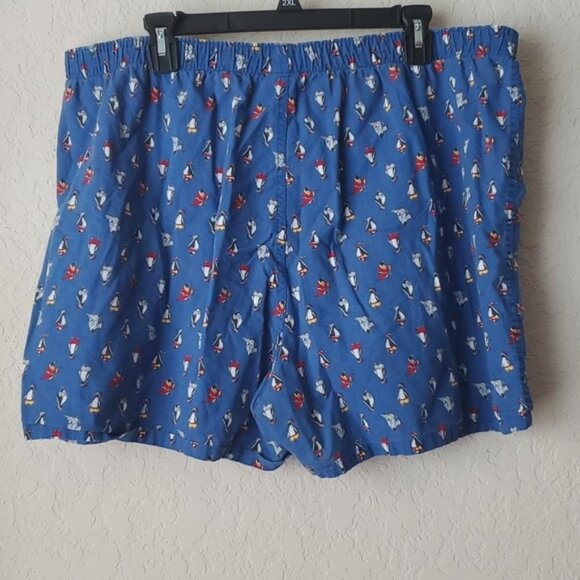 VTG 2002 Old Navy XL blue penguin boxer shorts - Picture 2 of 7